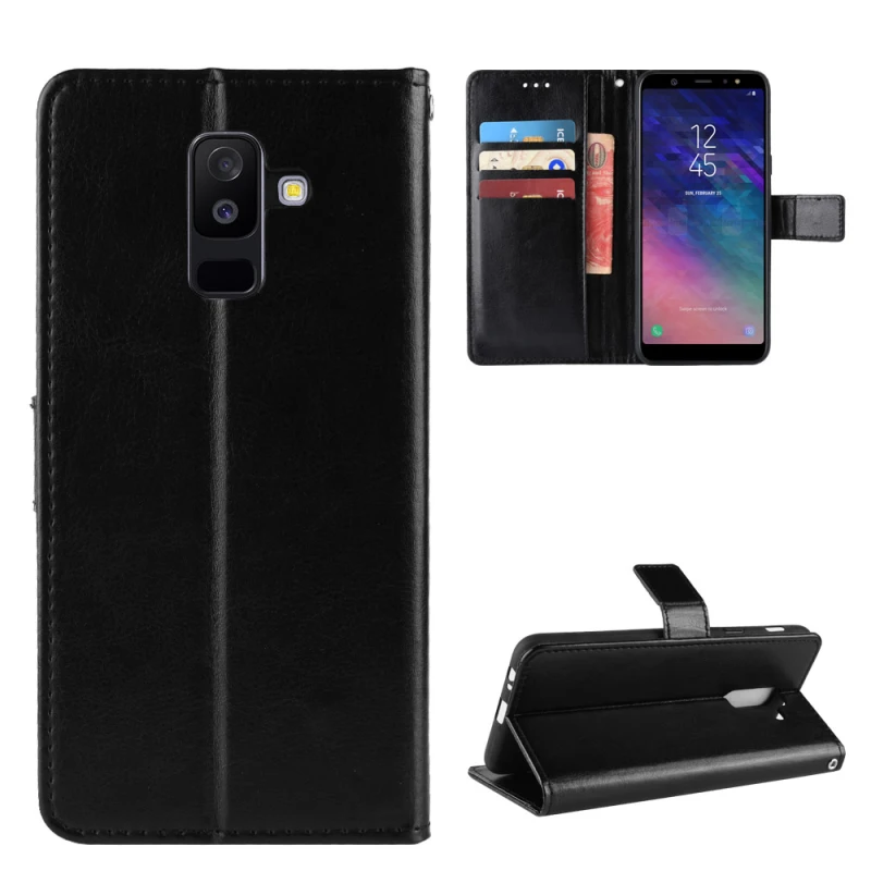 Samsung Galaxy A6 Plus (A9 Star Lite) PU leather+TPU flip case_1