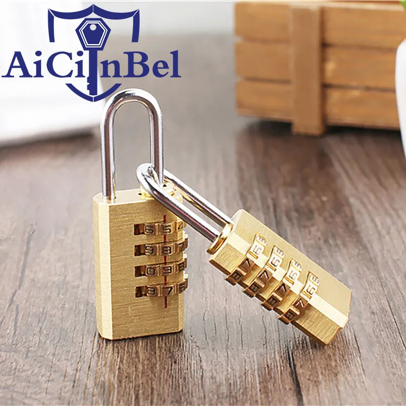 

Password Locks Copper Cipher Lock Bags Secret Code Gym Dedicated Travel Outdoor Tent Cabinet Drawer Metal Padlock High Quality