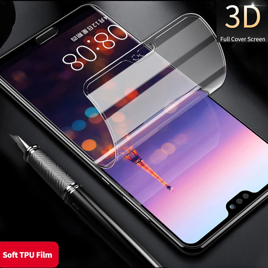 

For Sony Xperia XZ3 XZ2 Premium XZ1 Compact XZ XA2 Plus XA1 Ultra X Soft TPU 3D Full Cover Screen Protector HD Anti Scratch Film