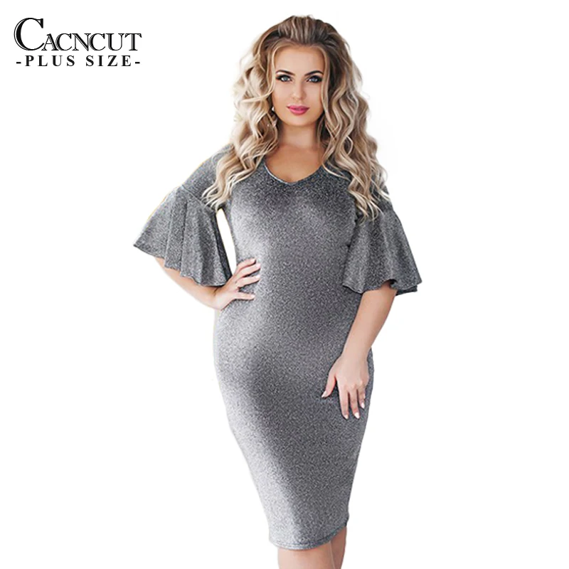 Buy Evening Party Dress Women Clothing Sequin Plus