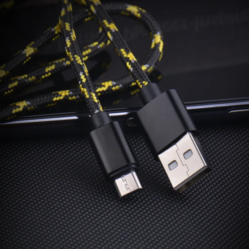 Micro USB кабель 2A нейлон Быстрая зарядка USB кабель для передачи данных для samsung Xiaomi LG планшет Android мобильный телефон usb зарядный шнур Кабели