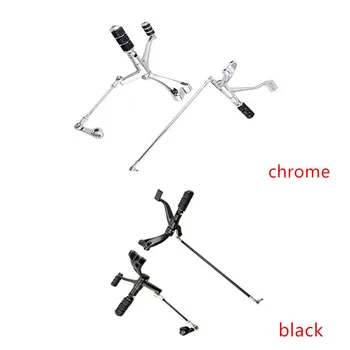 

Black /Chrome Forward Controls Foot Pegs Levers Linkages For Harley Forty Eight XL883N Sportster 1200 883 2004-2013 Motorcycle