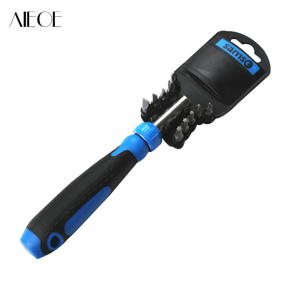 AIEOE Portable 10 in1 Ratchet Screwdriver Set Mini S2