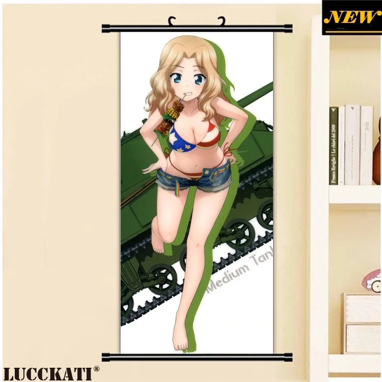 45X95 см для девочек und panzer пикантный купальник бикини loli CAME мультфильм аниме стены