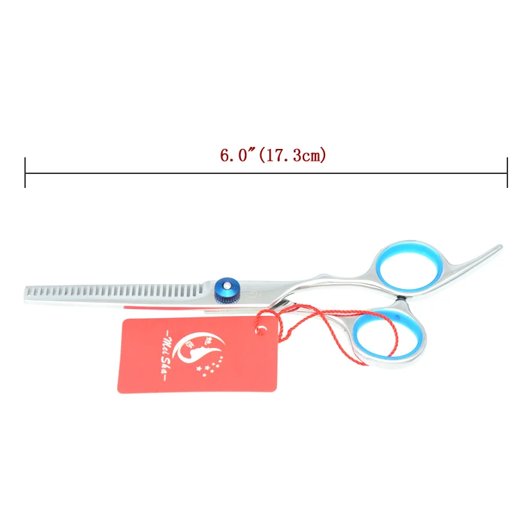 6," профессиональные японские ножницы Meisha 440c для стрижки домашних животных, филировочные ножницы для стрижки волос, набор для стрижки собак HB0010