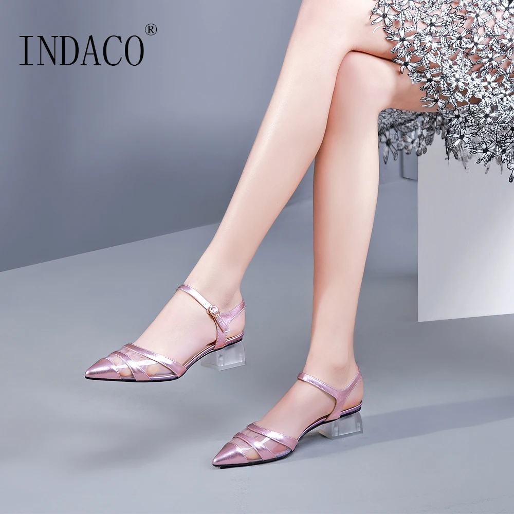 

Women Shoes High Heels Pumps Women Shoes Pumps 2019 Spring Transparent Heels 3.5cm