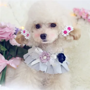 

Dog Collar Creative Flower Design Cat Bib Pet Bandana Scarf Cat Bandana Puppy