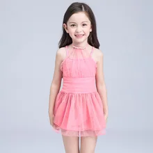 Детский купальный костюм для девочек, новинка года, купальник для девочки, детский купальный костюм, цельный комплект бикини, 3 цвета