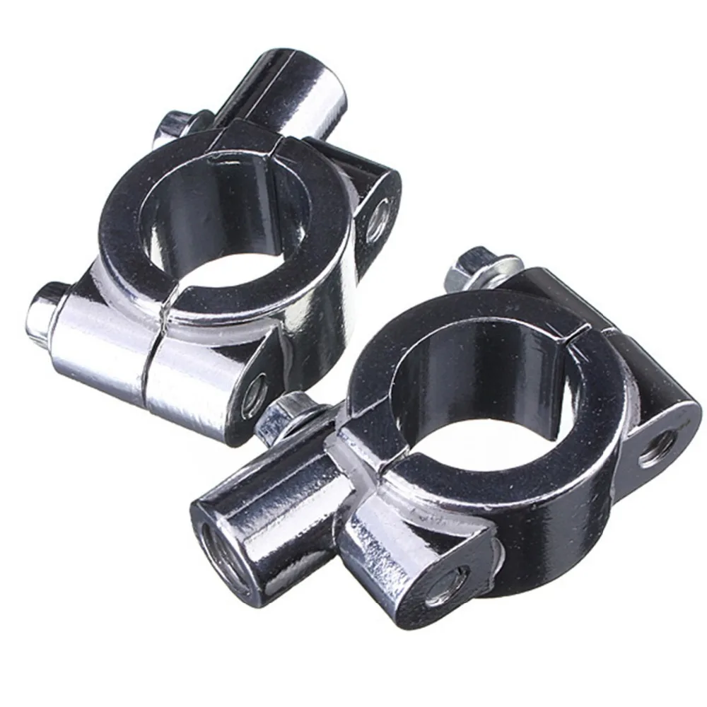 

Universal Motorcycle Handlebar 8mm/10mm Mirror Adaptor Holder Mount Brackets Clamps