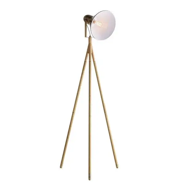 

Nordic Simple Modern Retro Tripod Vertical Floor Lamp with Light Source US Plug