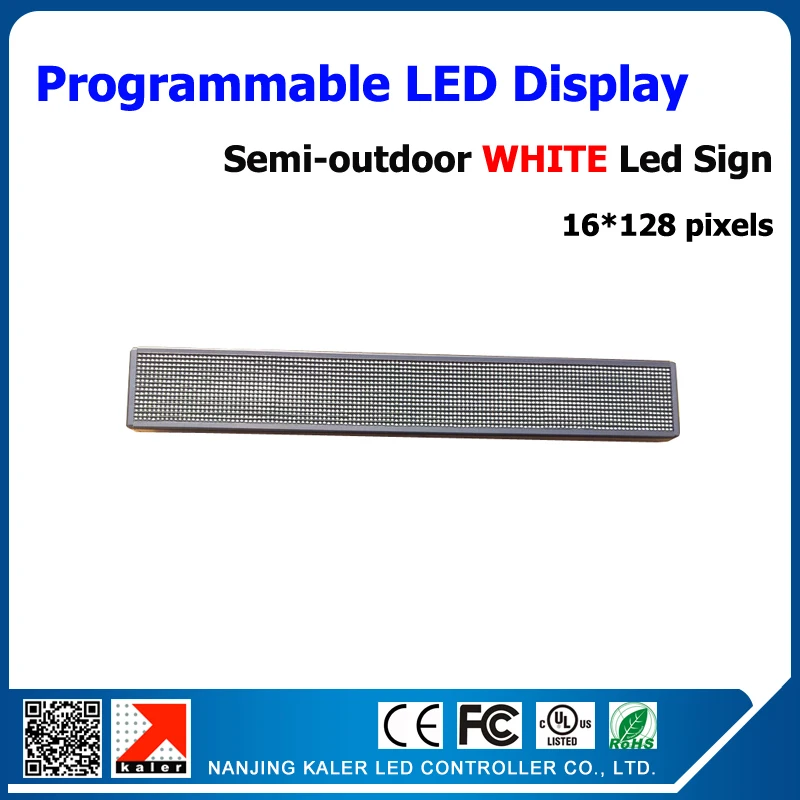

Free Shipping White Color Semi-outdoor LED Display P10 White LED Display Module 320*160mm 1/4 scan 24*136cm LED Display board