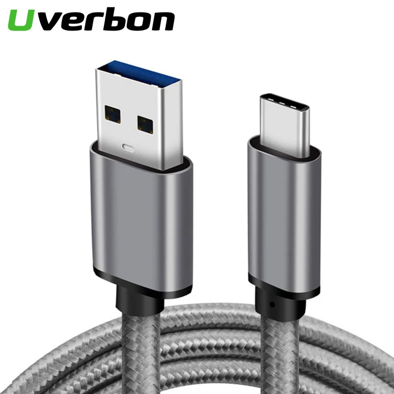 

Fast USB Type C Cable Type-C to USB 3.0 Mobile Phone Charging Data Cable 3A 0.25m 1m 2m USB-C Cable for Oneplus Sony Samsung