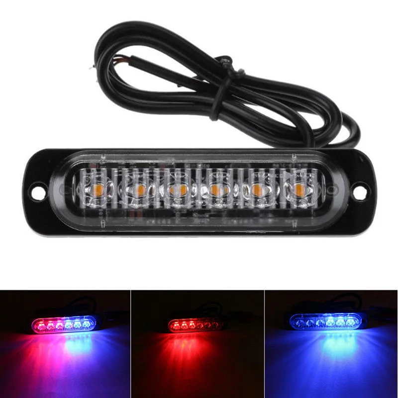 DC 12V-24V Car Truck Beacon Warning Hazard Flash Strobe Light Bar Low Power | Автомобили и мотоциклы