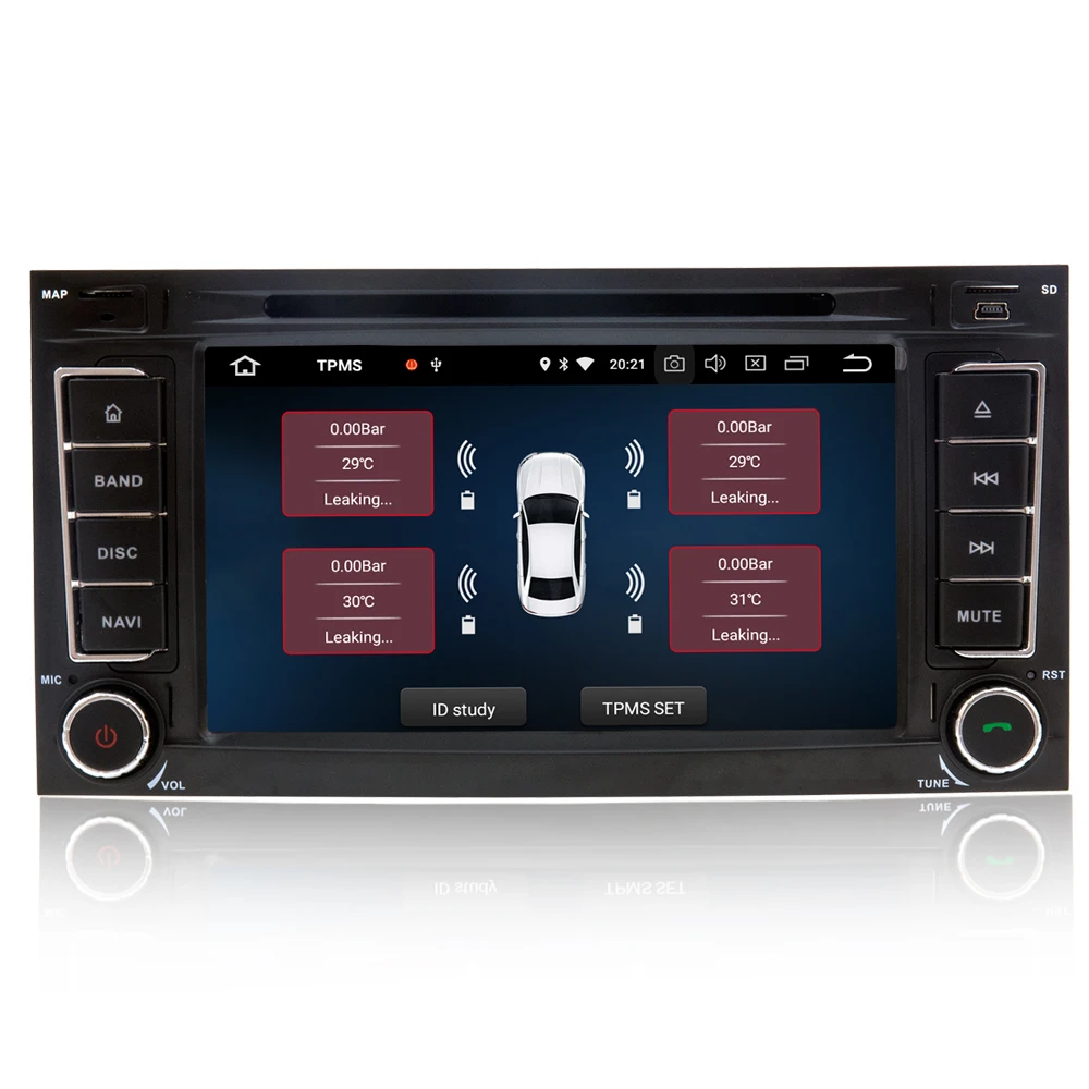 Top IPS 1024X600 Android 8.0 Octa Core 4GB RAM Car DVD GPS Radio for Volkswagen VW Touareg T5 Transporter Multivan 2004-2011 Stereo 3