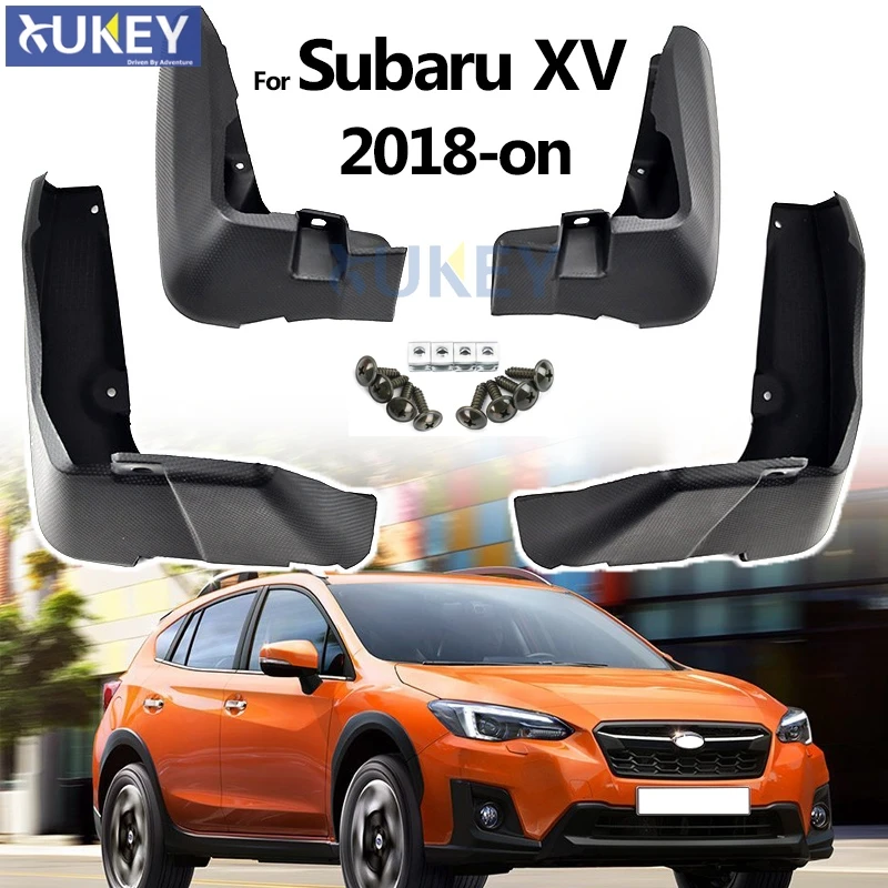 Комплект литых автомобильных брызговиков для Subaru 2018 Crosstrek XV брызговики задняя