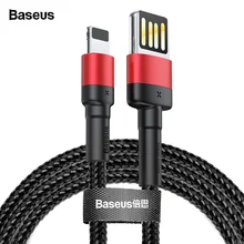 Baseus 2.4A USB кабель для iPhone XS Max XR X 8 7 6 6s Plus 5 5S SE iPad Pro Быстрая зарядка шнур для передачи данных кабели для мобильных телефонов