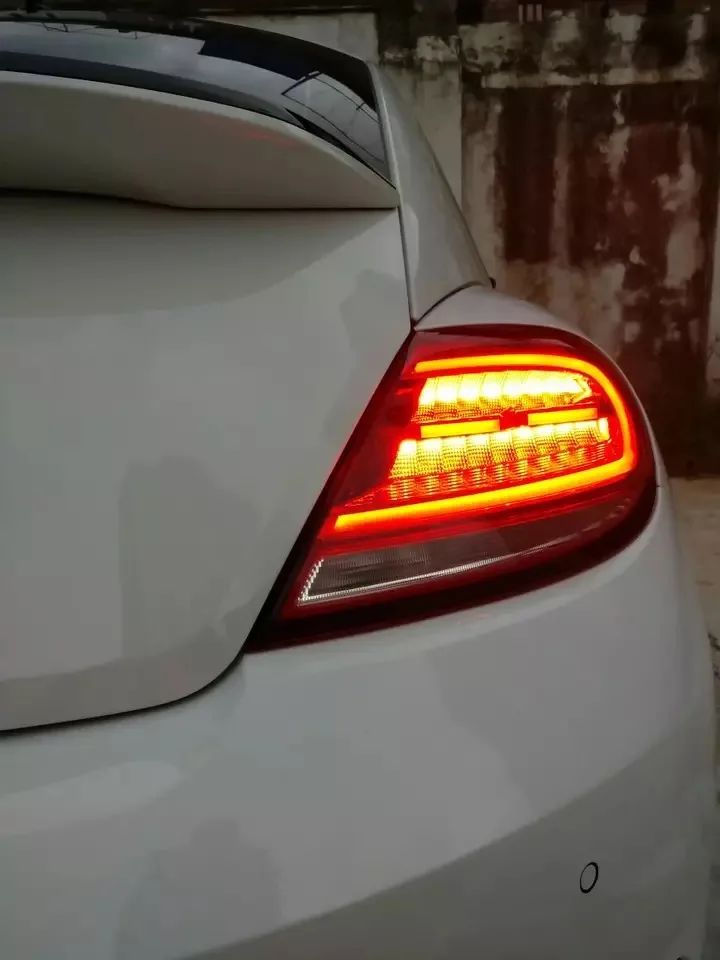 Автомобильный Стайлинг для VW Beetle задние фонари 2013- галогенные сигнальные задние лампы светодиодный задние фары DRL тормоза Обратный Авто аксессуары