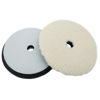 

6 inch/5 inch Short Wool Buffing Polishing Waxing Wheel Car Polishing Pad: Medium
