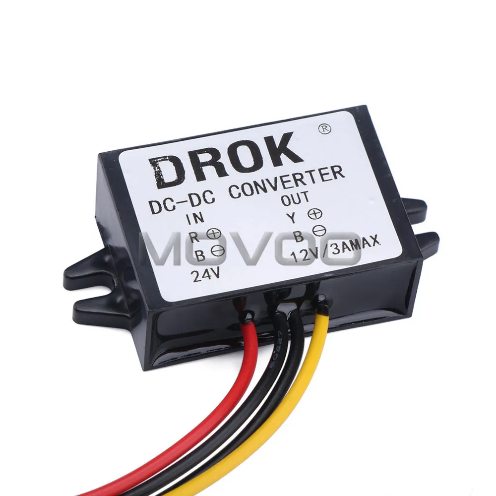 5 шт./лот адаптер питания DC 17V~ 35V(24 V) до 12V 3A 36W понижающий стабилизатор напряжения/Автомобильный источник питания/преобразователь питания