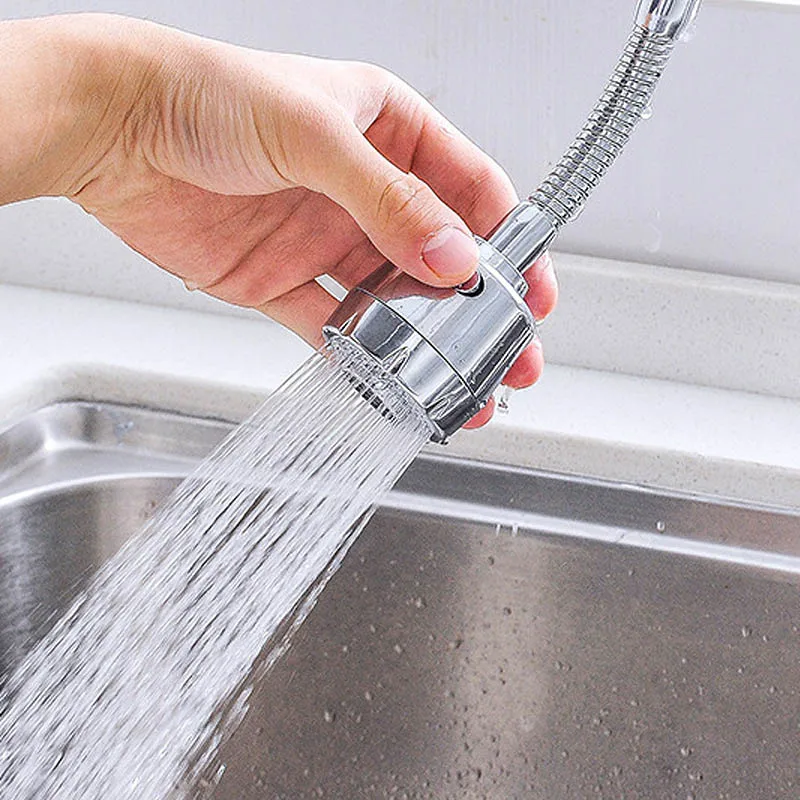 

Anti-splash Faucet Adapter Stainless Steel Lengthening Tap Water Portable 360 Degree Rotate Sink Accessories Filter Nozzle Mouth