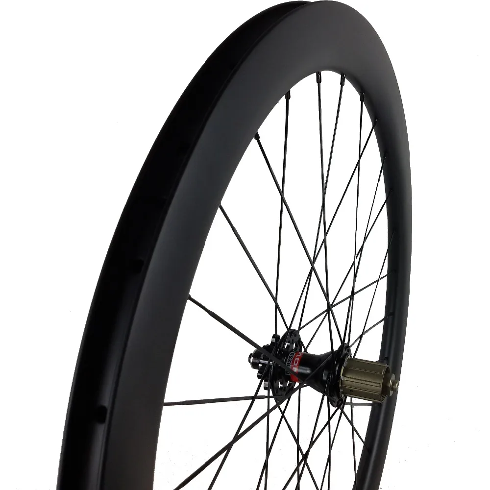 Sale Super lightweights 650C disc brake wheelset novatec quick release hubs made in taiwan carbon bike wheels Clincher/Tubular tyres 8