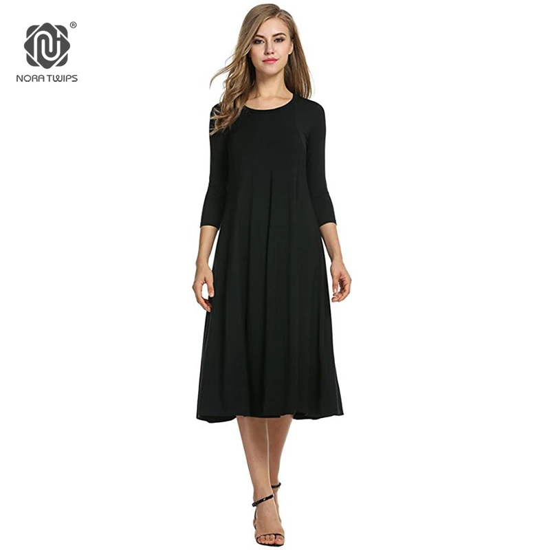 three quarter length summer dresses