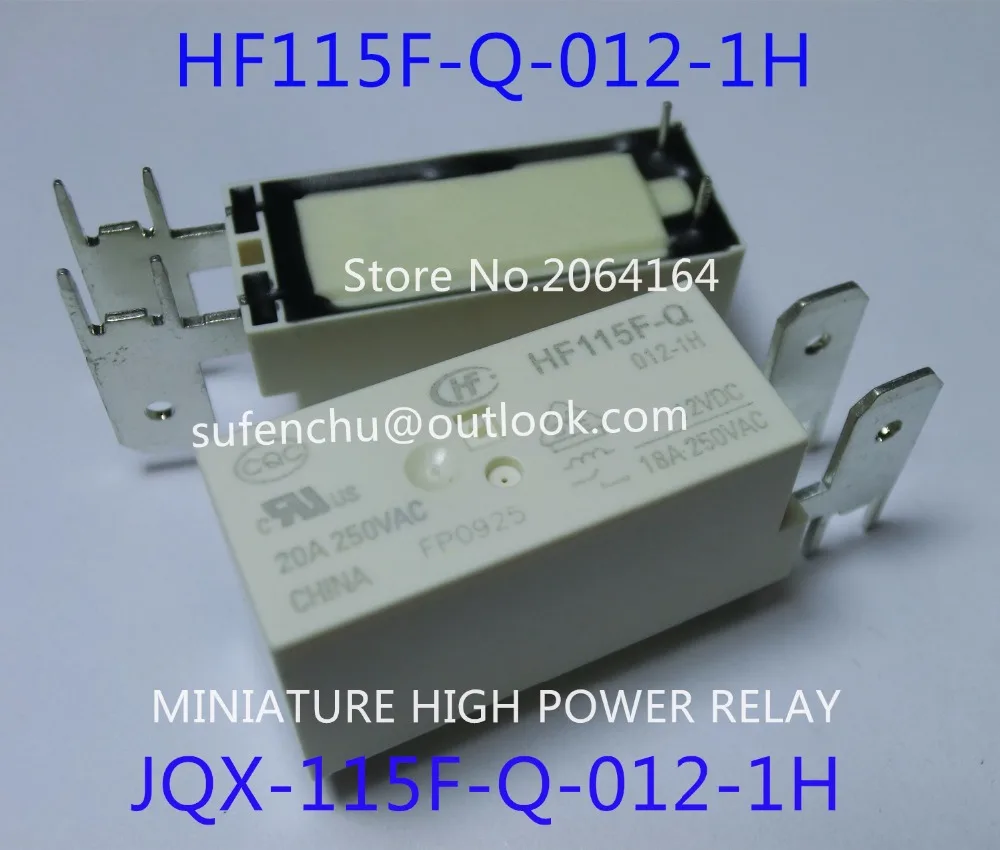 

5Pcs 100%Original New JQX-115F-Q HF115F-Q 012-1H JQX-115F-Q-012-1H HF115F-Q-012-1H 20A 12VDC MINIATURE HIGH POWER RELAY