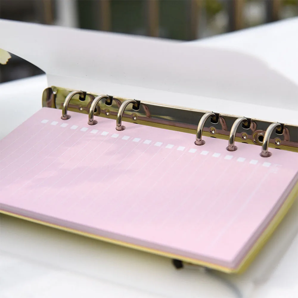 Handnote Colorful A5 Loose Leaf Notebook Refills 6 Holes Rings Binder Spiral Diary Planner Inner Core Inserts Paper Handnote Colorful A5 Loose Leaf Notebook Refills 6 Holes Rings Binder Spiral Diary Planner Inner Core Inserts Paper