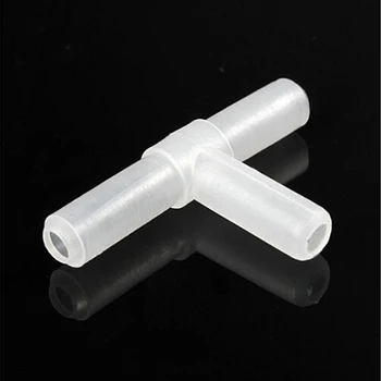 

NEW Hot Sale 10PCS Plastic Tee's / "T" 3-Way Aquarium Air Pump Line Tubing Joints Connectors Pet Tools White