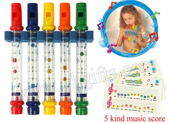 

5PCS/1CARD/LOT.Water whistle Bath toys,Toy Musical Instrument,Sounding toys,Birthday gift,New baby toy,19cm,5 color,Freeshipping