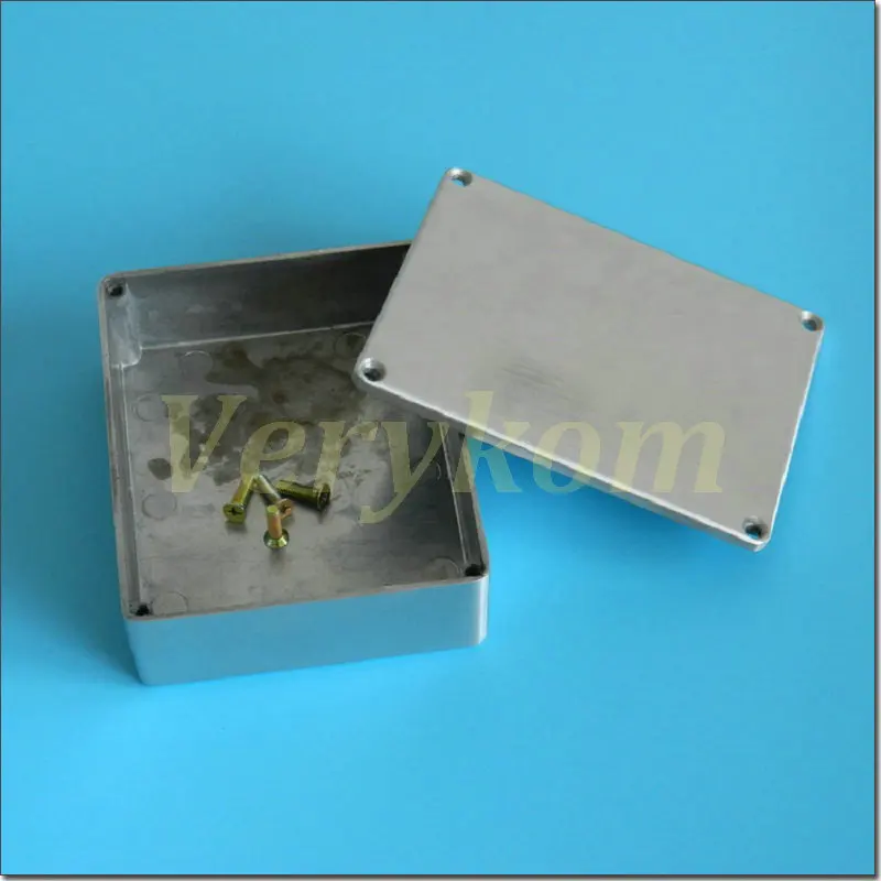 

Wholesale 40pcs/lot 1590BB 120 x 95 x 35 mm die cast Hammond Aluminum Box Stomp Effects Pedal Enclosure For Guitar DIY W Screws