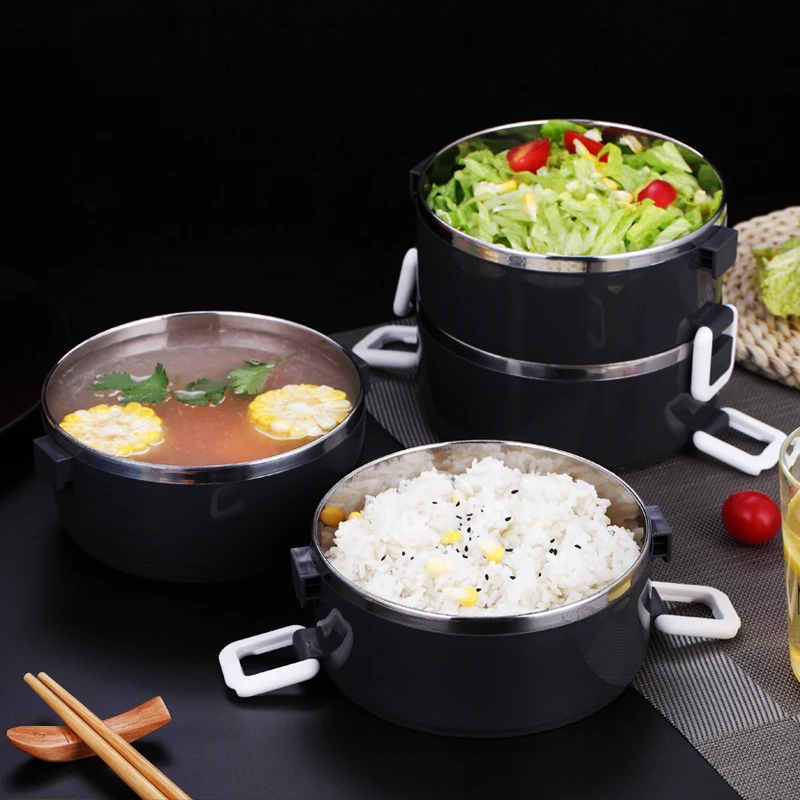 Boîte à repas déjeuner Bento Box en Inox Isotherme 1 à 4 compartiments