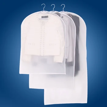 

5pcs/lot Transparent Clothes Cover Bag Clothes Dustproof Protector Closet Hanging Organizer Suit Garment Coat Storage Bag Case