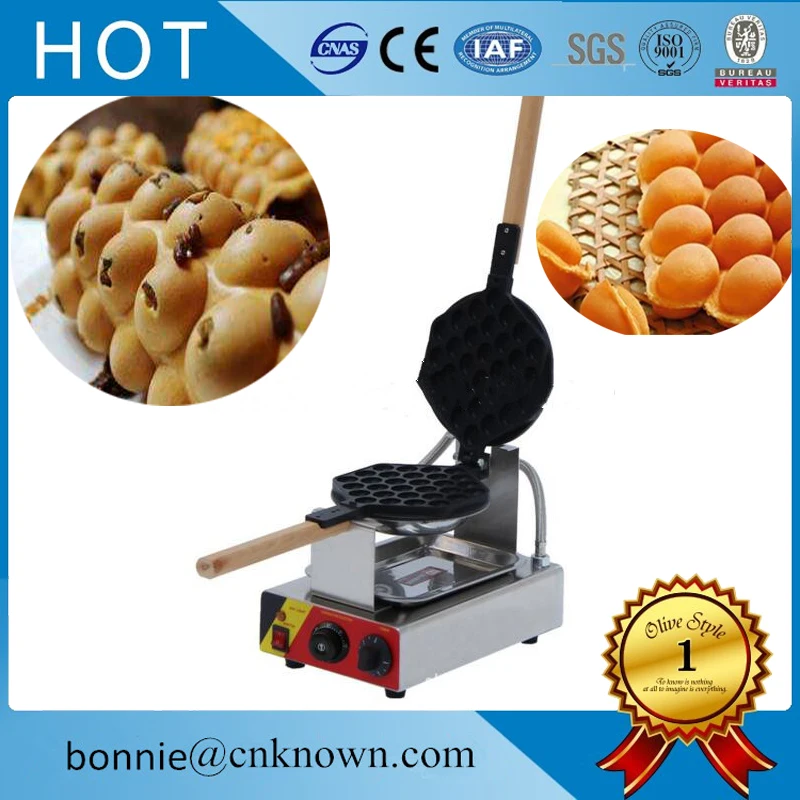 All stainless steel egg waffle egg waffle iron Bubble Waffle wafer