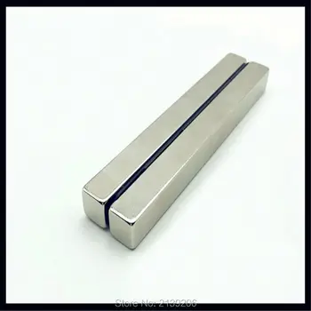 

4pcs big block 100mm*10mm*10mm pulling force 16.5KG strong neodymium ndfeb permanent magnets