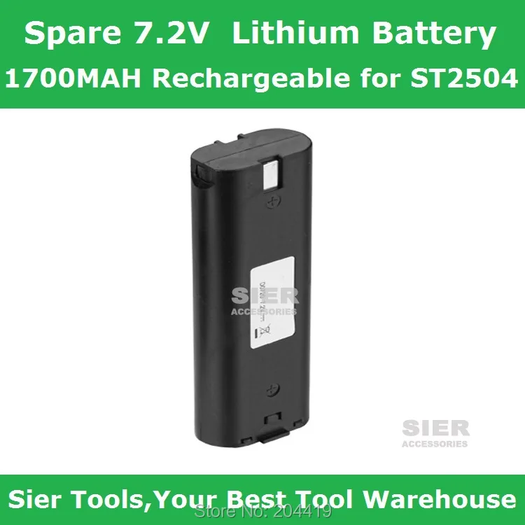 

Free Shipping!/ST0072 7.2V Lithium Battery Pack/1700MAH battery/Spare battery pack for ST2504 series