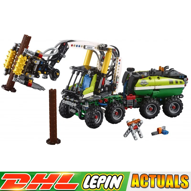 

LE 20083 Technic Series Forest Harvester Forest Machine Buidling Model Blocks Bricks Kids Toys Compatible LegoINGlys 42080