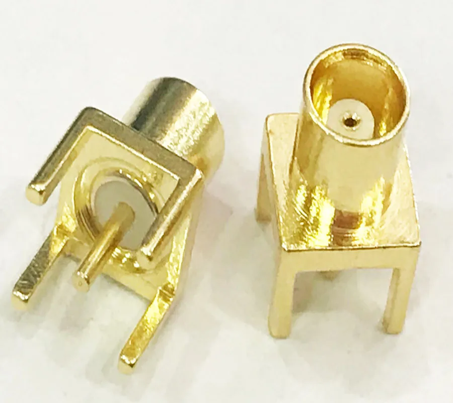 50 шт. MCX женский прямой PCB Mount Центральная пайка RF коаксиальный разъем адаптера