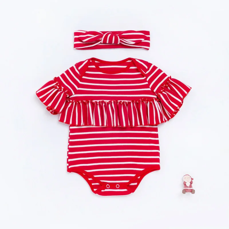 

2018 New striped baby clothes great quality short-sleeved baby rompers and comfortable cotton newborn baby clothes baby jumpsuit