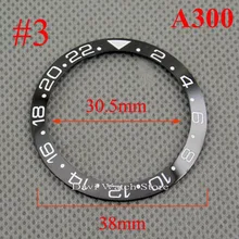 /38/40 мм черный Керамика подходит GMT автоматический механизм Мужские БЕЗЕЛЬ для наручных часов