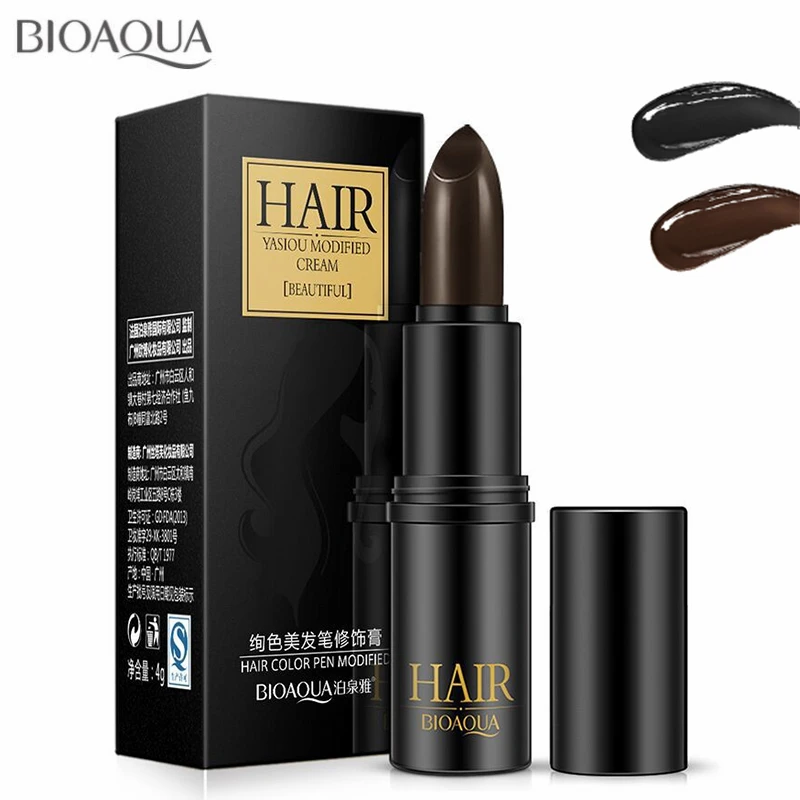 Brand Black Brown Temporary Hair Dye Cream Mild Fast One-off Hair Color Pen Cover White Hair Gray Root DIY Styling Makeup Stick Brand Black Brown Temporary Hair Dye Cream Mild Fast One-off Hair Color Pen Cover White Hair Gray Root DIY Styling Makeup Stick