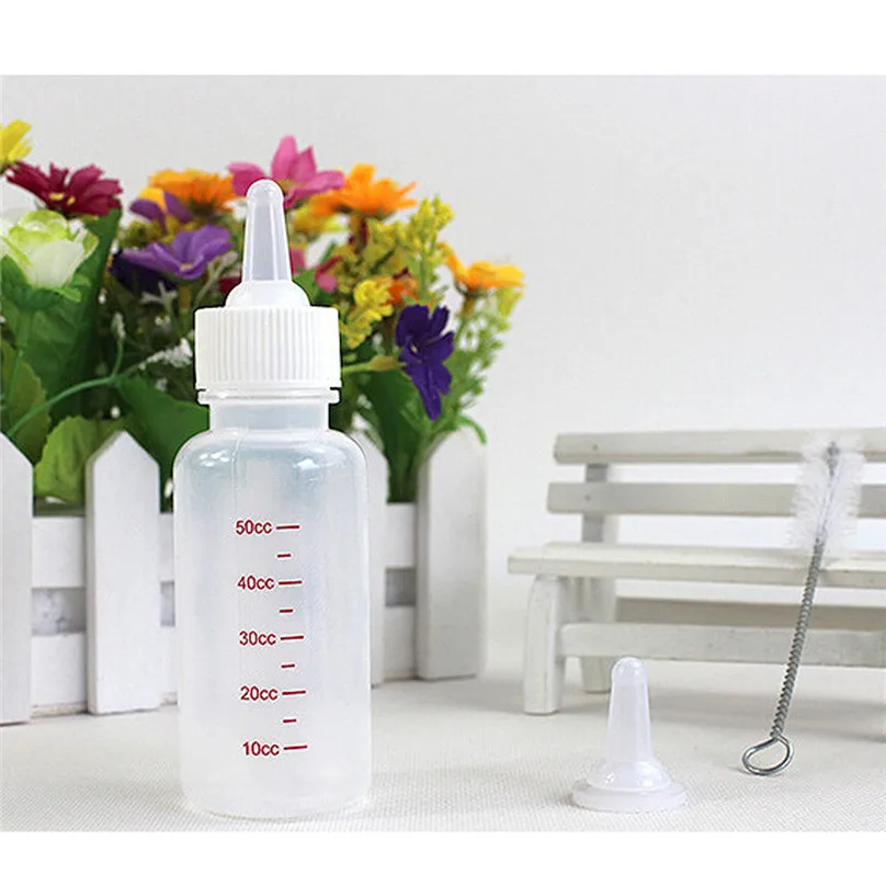 

Water Feeding Cat Dog Milk Bottle Pet Puppy Kitten Baby Animal Feeding Bottle Nursing Set Dogs Supplies &4M31