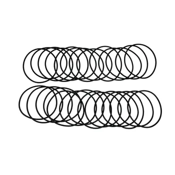 

100Pcs Black "O" Type Sealing Rubber Ring Gaskets 31/32/33/34/35/36/37/38/39/40 *2 MM