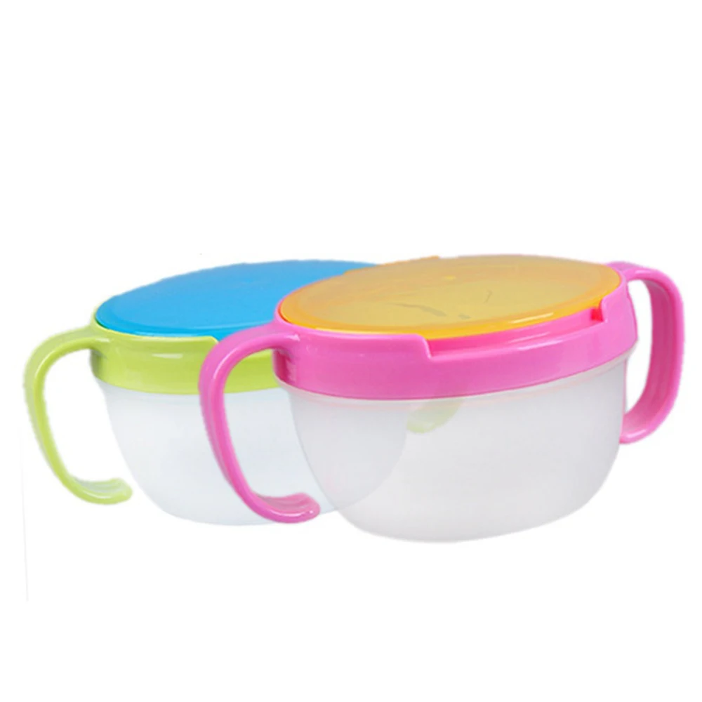 1Pc High Quality Baby Toddler Feeding Bowl Snack Food Keeper Pod