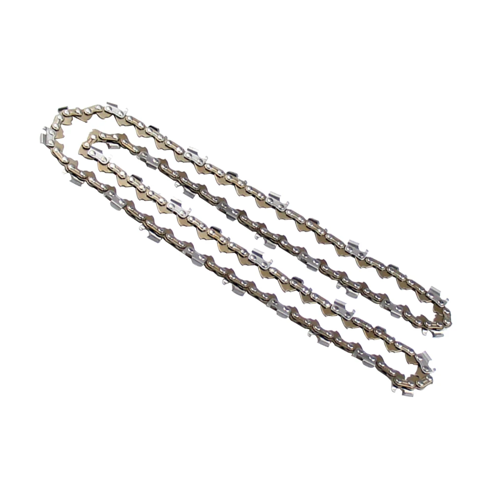 Chainsaw Chain 16 Inch Stainless Steel Electric Saw Chain Saw Bar Pitch 3/8 Inch Gauge 59 Drive Rod