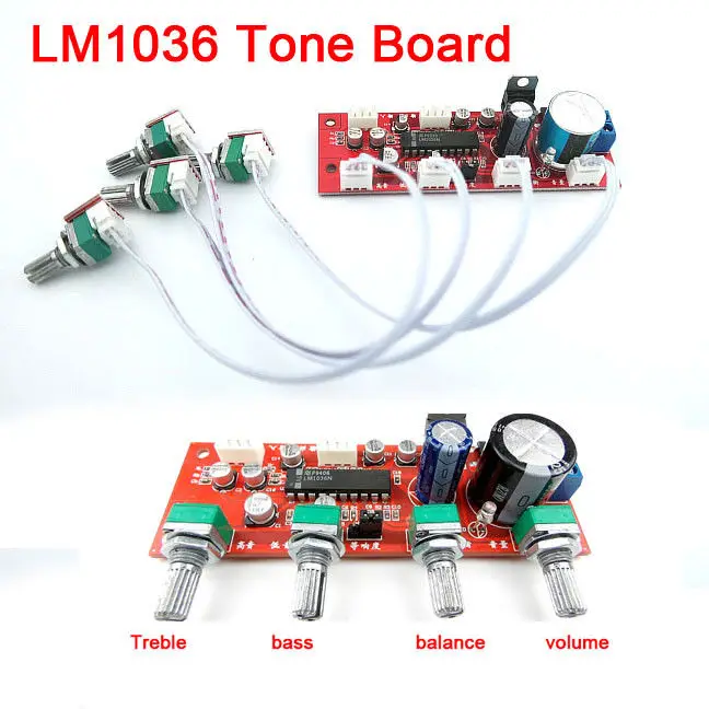 Tone Board LM1036 отдельный тип потенциометра балансир высоких басов регулятор