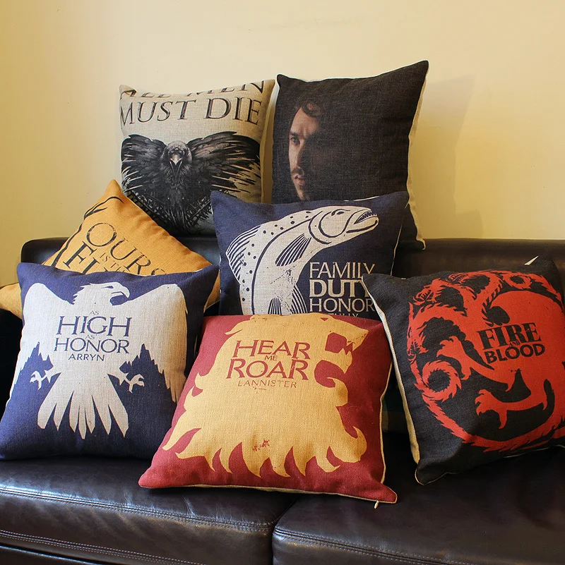 

Free shipping high quality linen invisible zipper vintage cushion/pillow(not including filling) 45*45cm