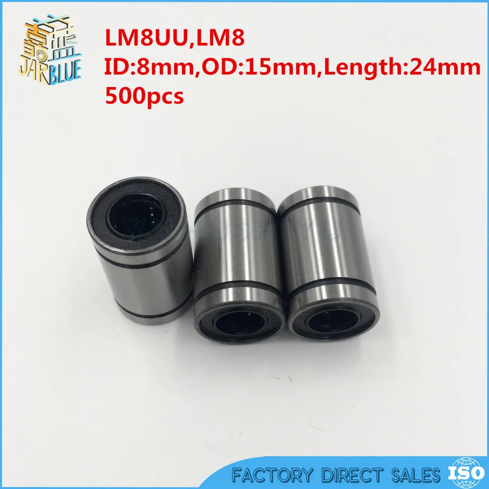 Wholesale for 500pcs LM8UU 8mm Linear Ball Bearing CNC Linear Bearingsin Shafts from Home