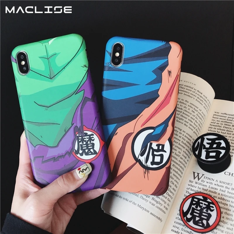 

Dragon Ball Super Son Goku soft silicon cover case for iphone 6 S plus 7 7plus 8 8plus X XS XR MAX Airbag stent phone coque