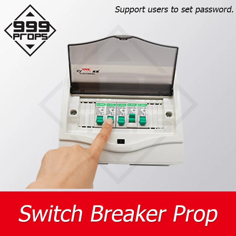 999PROPS Switch Breaker Prop in real life escape game turn the switches to right position to unlock chamber supplier